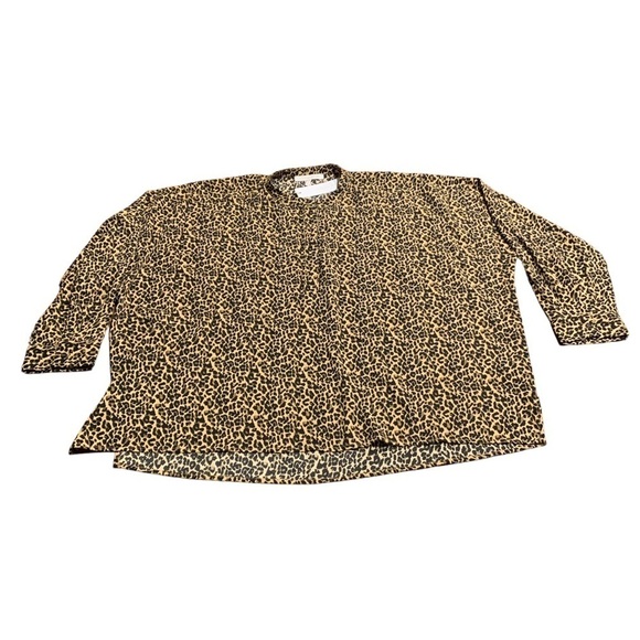 Harper Wren Women’s Animal Print Cheetah Tunic Top Size Small - Picture 1 of 11